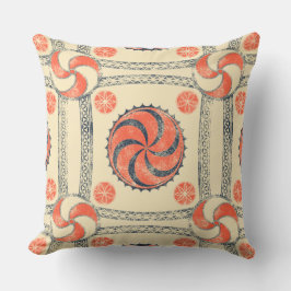 Viking Amulet Solar Sign Throw Kissen