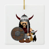 Viking and Cat Ornament (Rückseite)