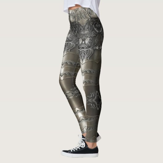 Viking Armor Abstract Design Leggings (Links)