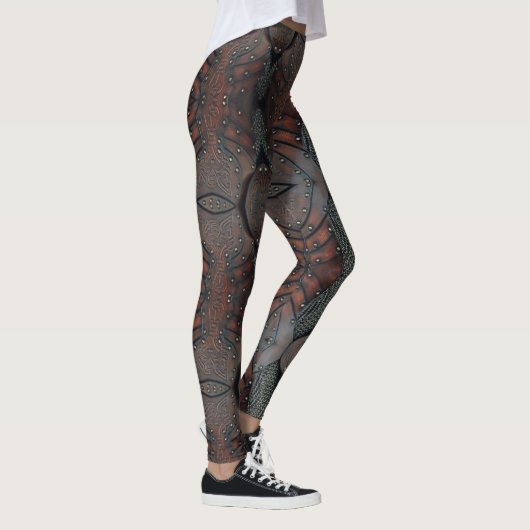 Viking Armor Abstract Design Leggings (Rechts)