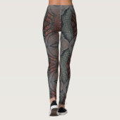 Viking Armor Abstract Design Leggings (Rückseite)