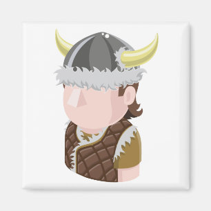 Viking-Avatara-Leute-Ikone Magnet