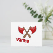 Viking Ax Postkarte (Stehend Vorderseite)