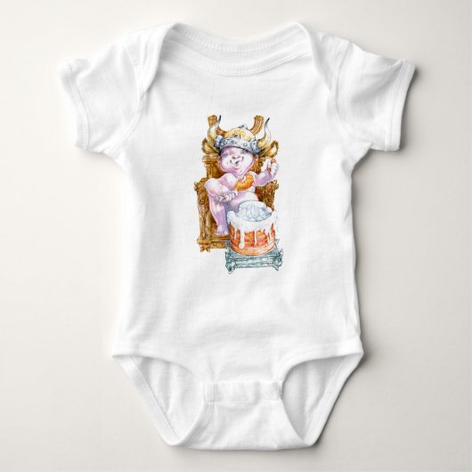 Viking-Baby Baby Strampler (Vorderseite)