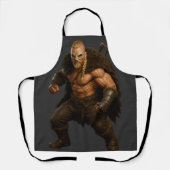 Viking Barbarian Hero Apron Schürze (Vorderseite)