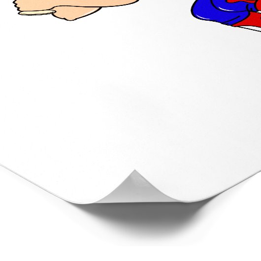 Viking Baseball Player Poster (Ecke)