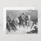 Viking Battle von Knud Bergslien Postkarte (Vorne/Hinten)