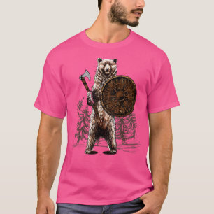 Viking Bear Warrior Odin Berserker Vikings Norge T-Shirt