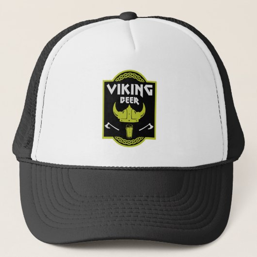 Viking Beer Drinker Truckerkappe (Vorderseite)