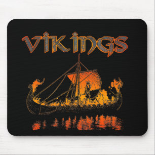 Viking-Begräbnis Mousepad