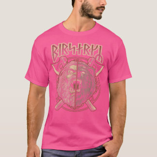 Viking Berserker Norse Pagan Bear Warrior Runes T-Shirt