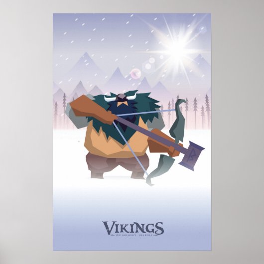 Viking berserker poster (Vorne)