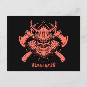 Viking Berserker Postkarte