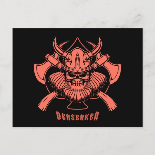 Viking Berserker Postkarte (Vorderseite)