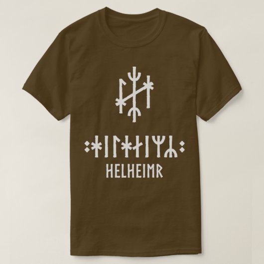 Viking Bind Rune Helheim T-Shirt (Design vorne)