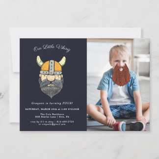 Viking Birthday Party | Fun Beard auf Foto