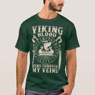 Viking Blut fließt durch meine Venen, die die Vene T-Shirt