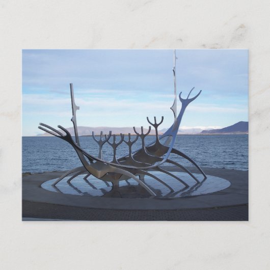 Viking Boat Postkarte (Vorderseite)