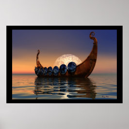 VIKING BOOT 2 DRUCKEN POSTER