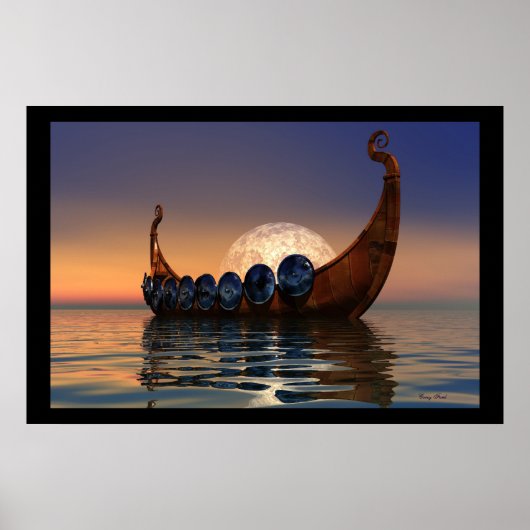 VIKING BOOT 2 DRUCKEN POSTER (Vorne)