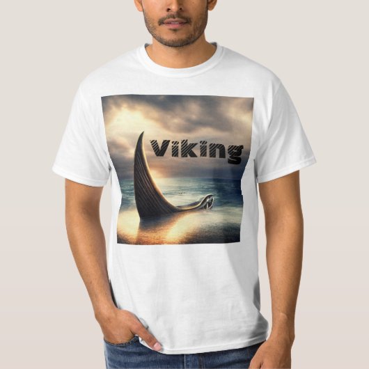 Viking-Boot T-Shirt (Vorderseite)