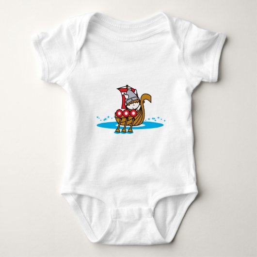 Viking Boy Baby Strampler (Vorderseite)