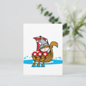 Viking Boy Postkarte (Stehend Vorderseite)