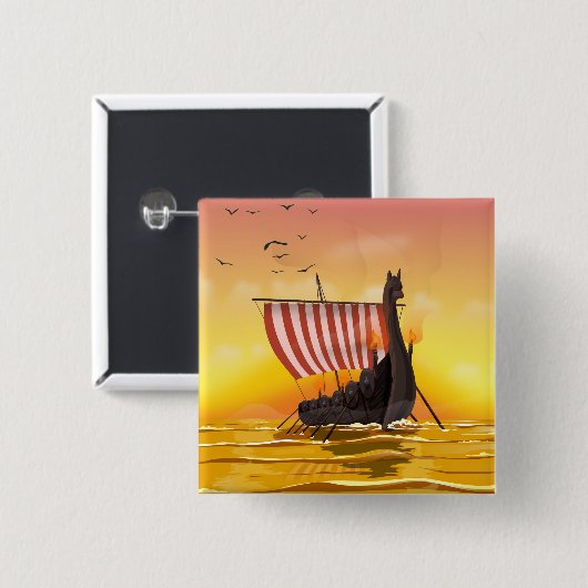 Viking Button (Vorne & Hinten)