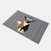 Viking Calico Cat Doormat Fußmatte (Schrägansicht)
