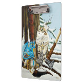 Viking Cat Blue Dragon Klemmbrett (Links)