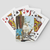 Viking Cat Blue Dragon Spielkarten (Rückseite)