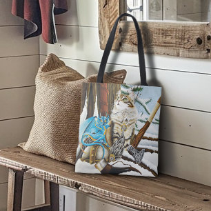 Viking Cat Blue Dragon Tasche