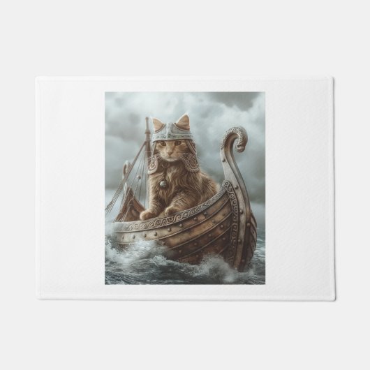 Viking Cat Fußmatte (Vorderseite)