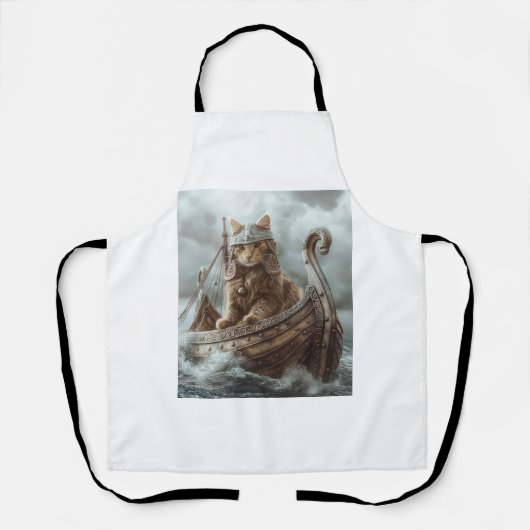Viking Cat Schürze (Vorderseite)