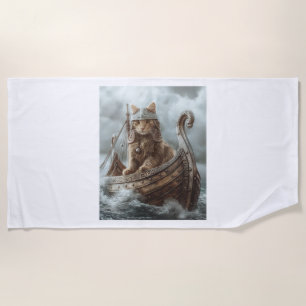 Viking Cat Strandtuch