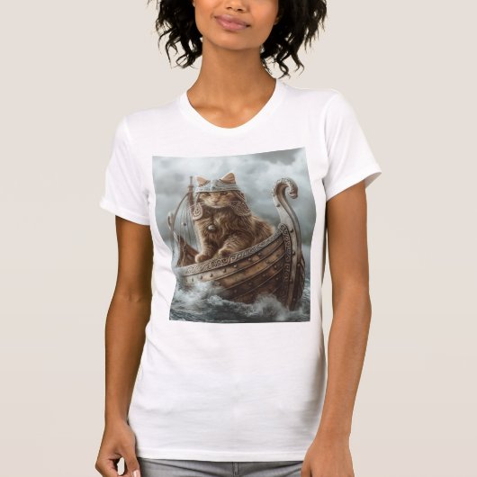 Viking Cat T-Shirt (Vorderseite)