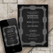 Viking Celtic Gamer Wedding Einladung