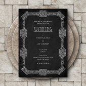 Viking Celtic Gamer Wedding Einladung