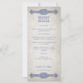 Viking Celtic Gamer Wedding Menu (Vorderseite)