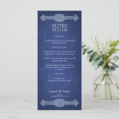Viking Celtic Gamer Wedding Menu (Stehend Vorderseite)