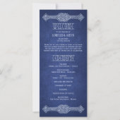 Viking Celtic Gamer Wedding Program (Vorderseite)