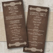 Viking Celtic Gamer Wedding Program