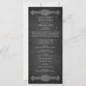 Viking Celtic Gamer Wedding Program (Vorderseite)