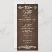 Viking Celtic Gamer Wedding Program (Vorderseite)