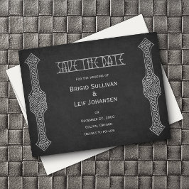 Viking Celtic Gamer Wedding Save The Date