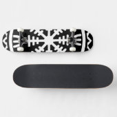 Viking Celtic Helm of Awe Skateboard (Horizontal)