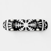 Viking Celtic Helm of Awe Skateboard (Horizontal)
