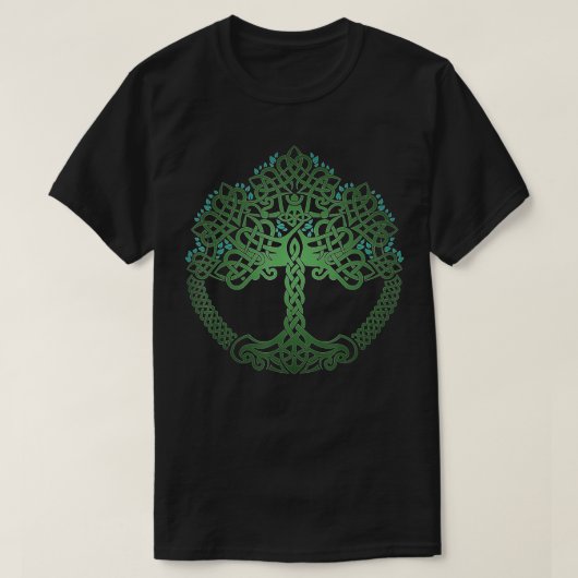 VIKING CELTIC KNÜPFARBEIT TREIN OF LIFE TSHIRT (Design vorne)