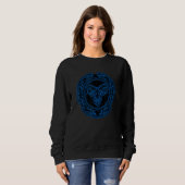 Viking Celtic Ram Aries Zodiac Sweatshirt (Vorne ganz)