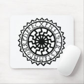 Viking Celtic Sun Rune Calendar Mousepad (Mit Mouse)